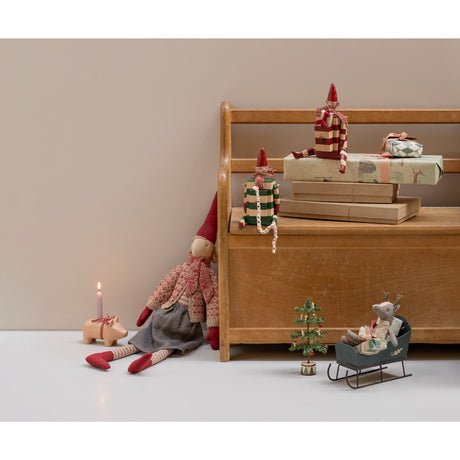 Maileg Pixy, Størrelse 4 - Pige - Skjørt Og Cardigan