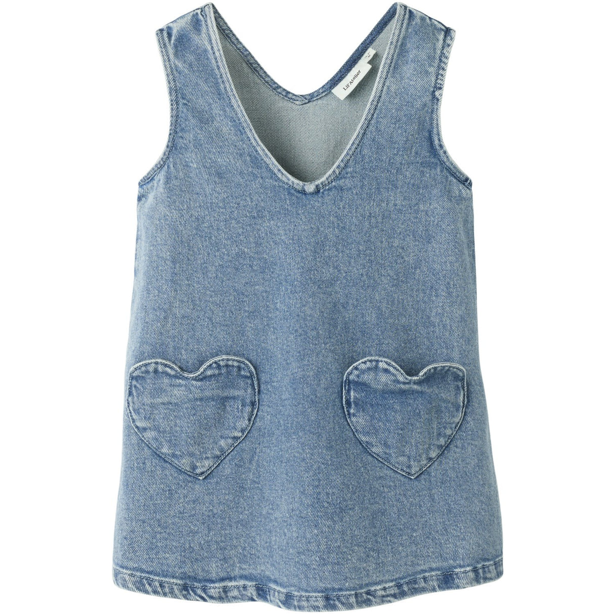 Lil'Atelier Medium Blue Denim Nmflulia Dnm Spencer 4017-Cj Lil