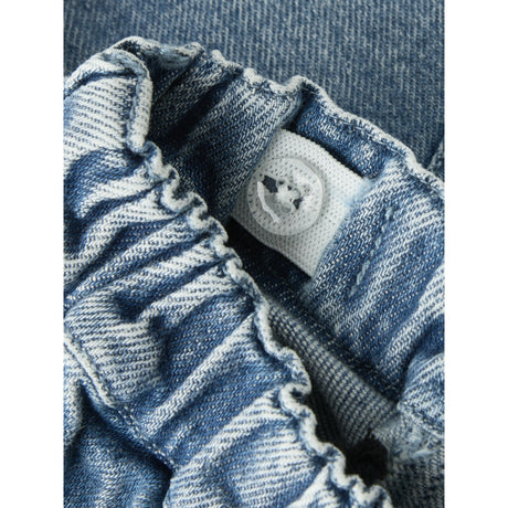 Lil'Atelier Medium Blue Denim Nbflulia Baggy Dnm Jeans 4017-Cj S Lil
