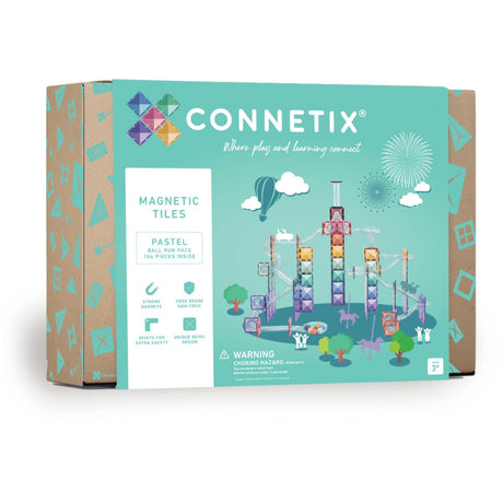 Connetix Pastel Ball Run Pakke 106 Styks