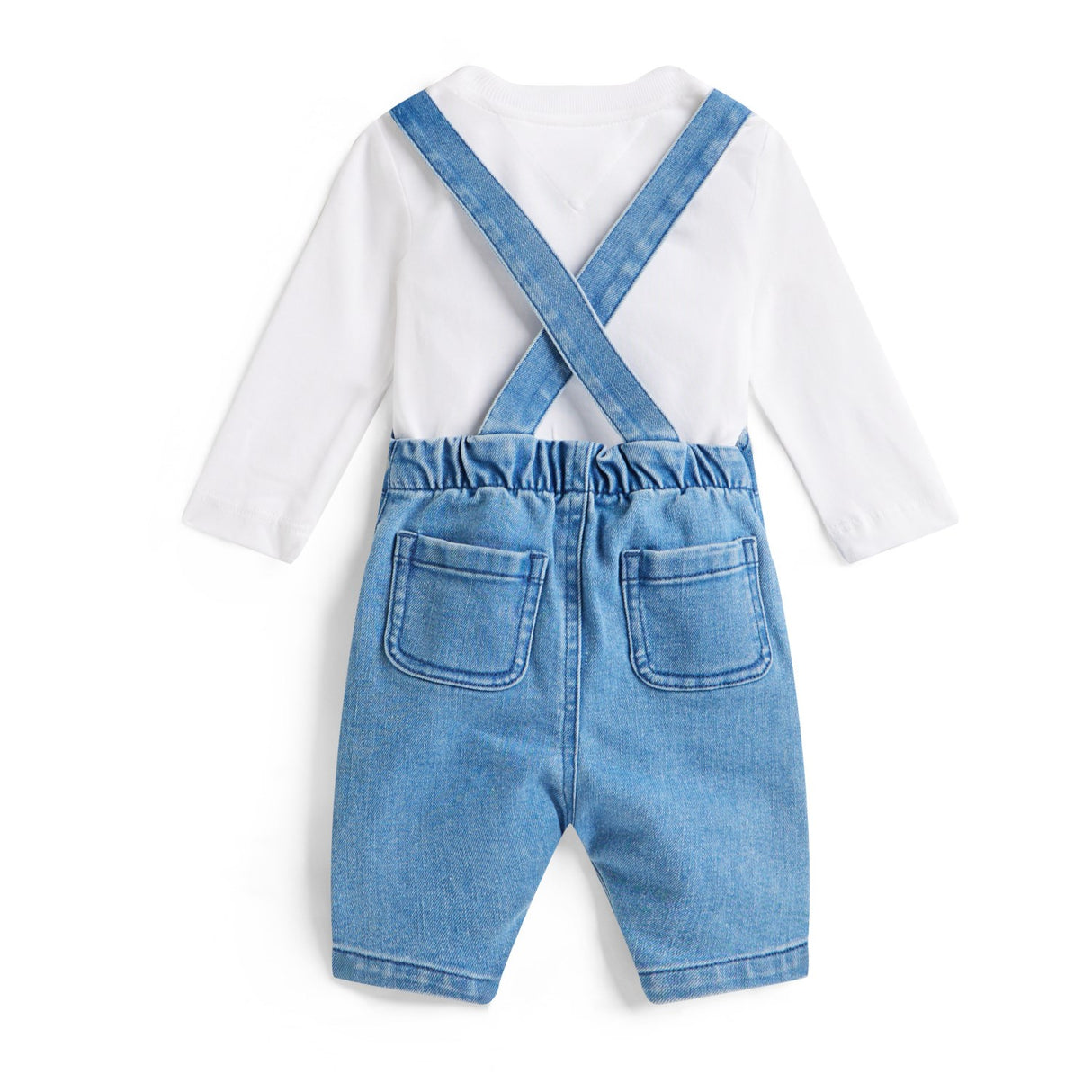 Tommy Hilfiger Denim Medium Denim Dungaree Bukser