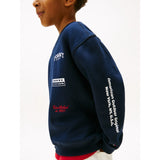 Tommy Hilfiger Dark Night Navy Multi Print Collegegenser