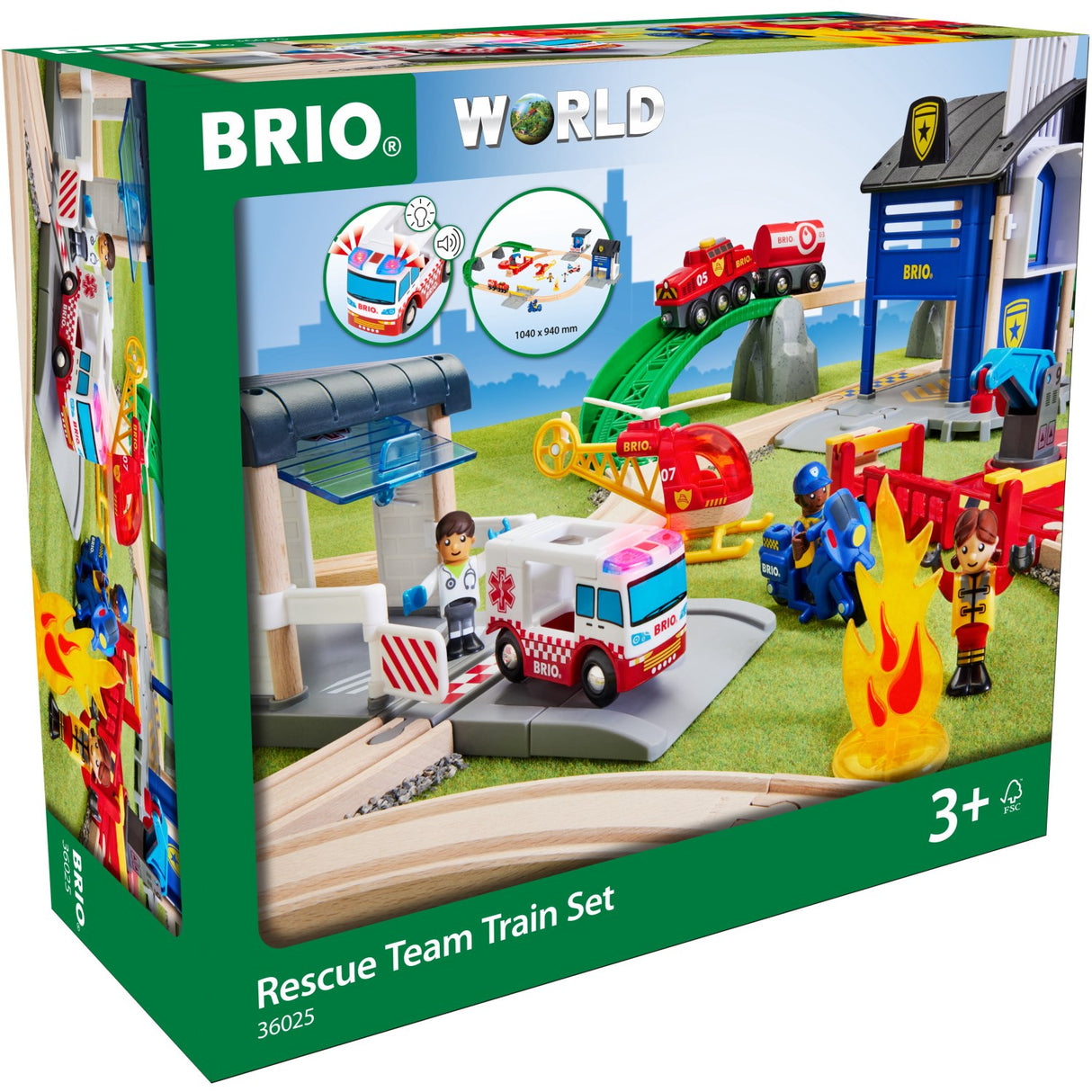 BRIO® 36025 Rescue Team Togsæt