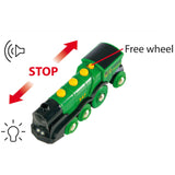 BRIO® 33593 Stort, Grønt Lokomotiv, B/O