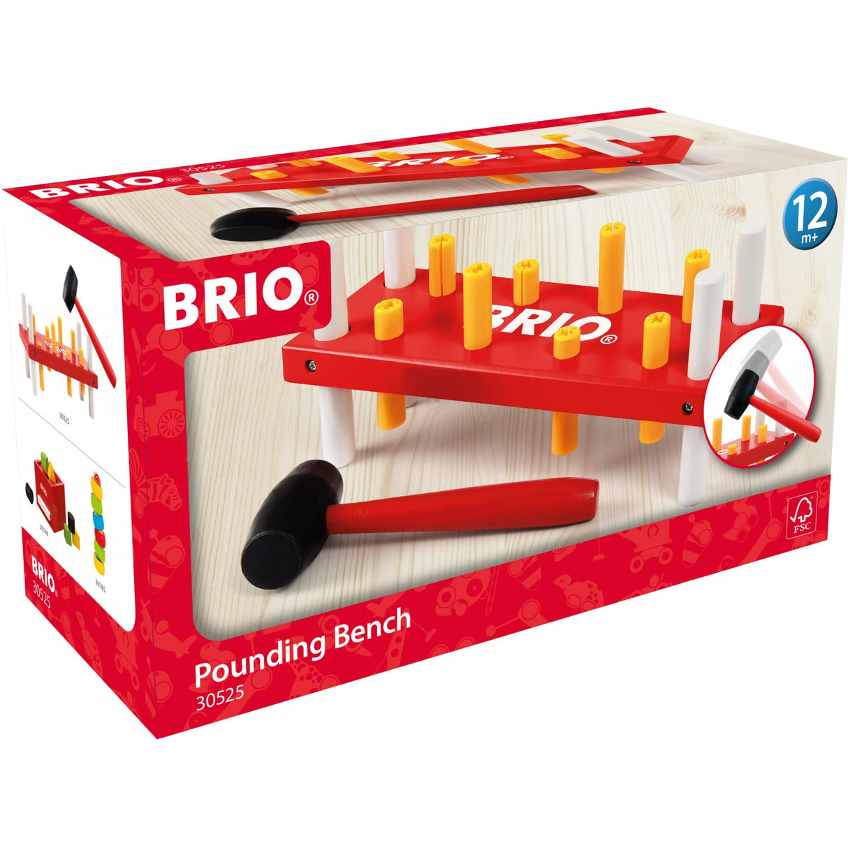BRIO® 30525 Hammerbræt, Rødt