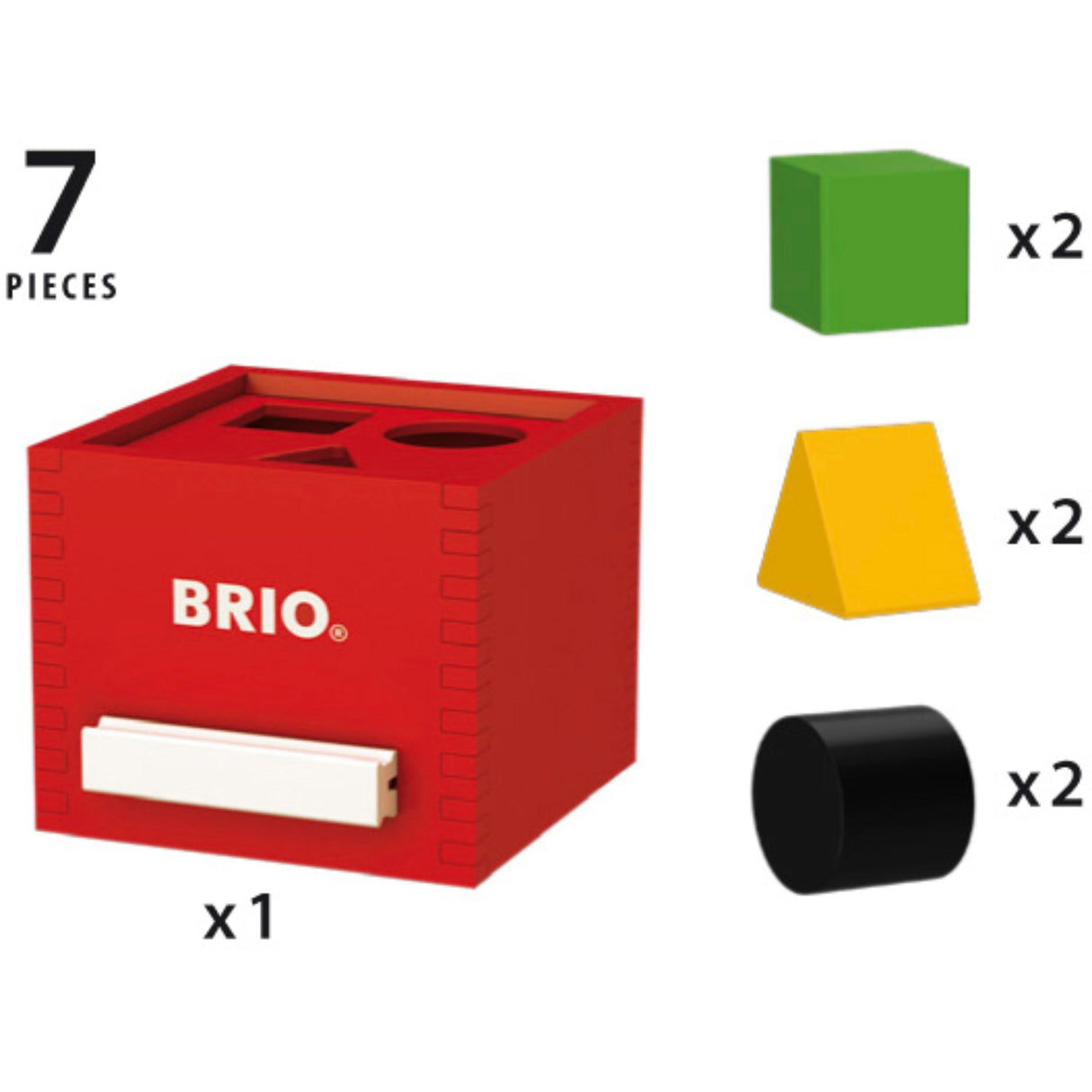 BRIO® 30148 Putteboks, Rød