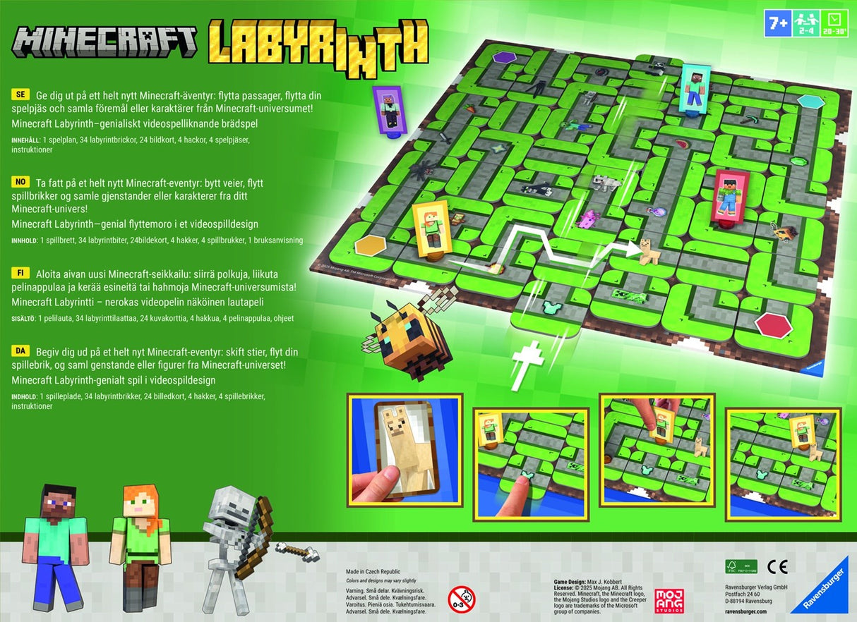 Ravensburger Minecraft Labyrinth SV/NO/FI/DA