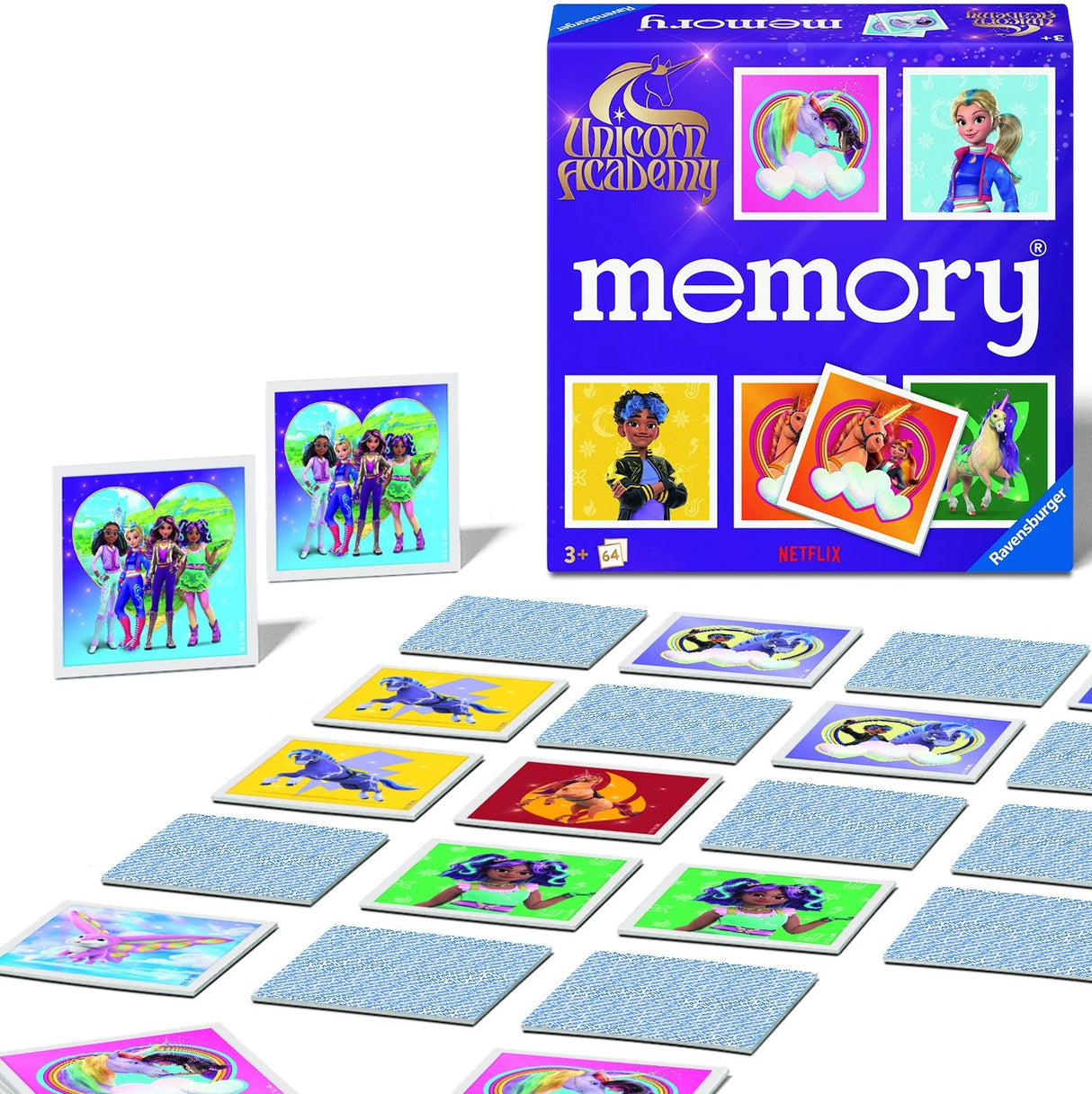 Ravensburger Unicorn Academy Memory® - Minnespill