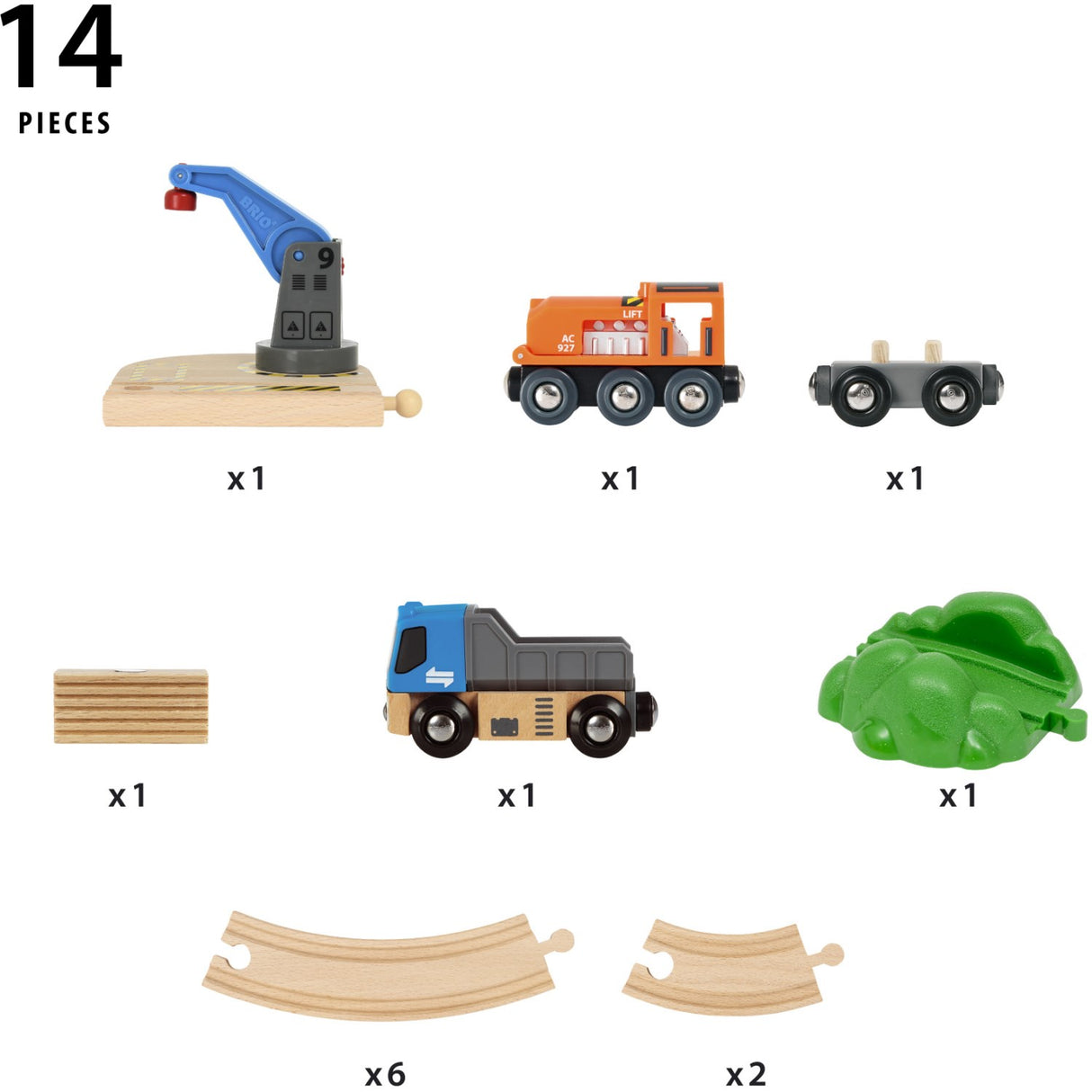 BRIO® 36028 Startsæt Løft & Læs