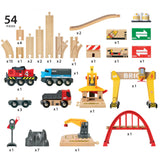 BRIO® 33097 Togbane I Plastkasse, 50 Dele