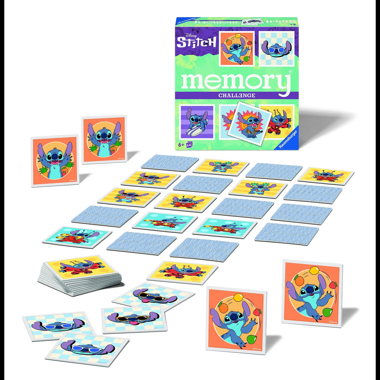 Ravensburger Disney Stitch Challenge Memory® - Minnespill
