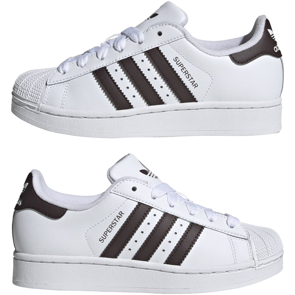 adidas Originals Ftwr White/Aurora Coffee/Ftwr White Superstar Ii J Sneakers