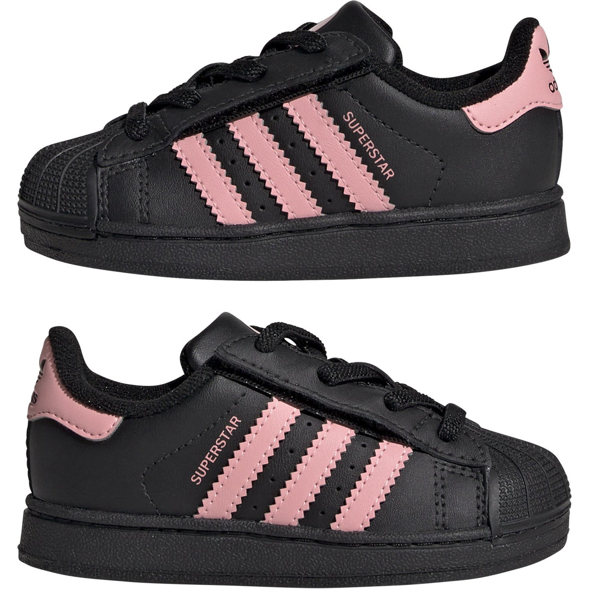 adidas Originals Core Black/Glow Pink/Core Black Superstar Ii Cf El I Sneakers