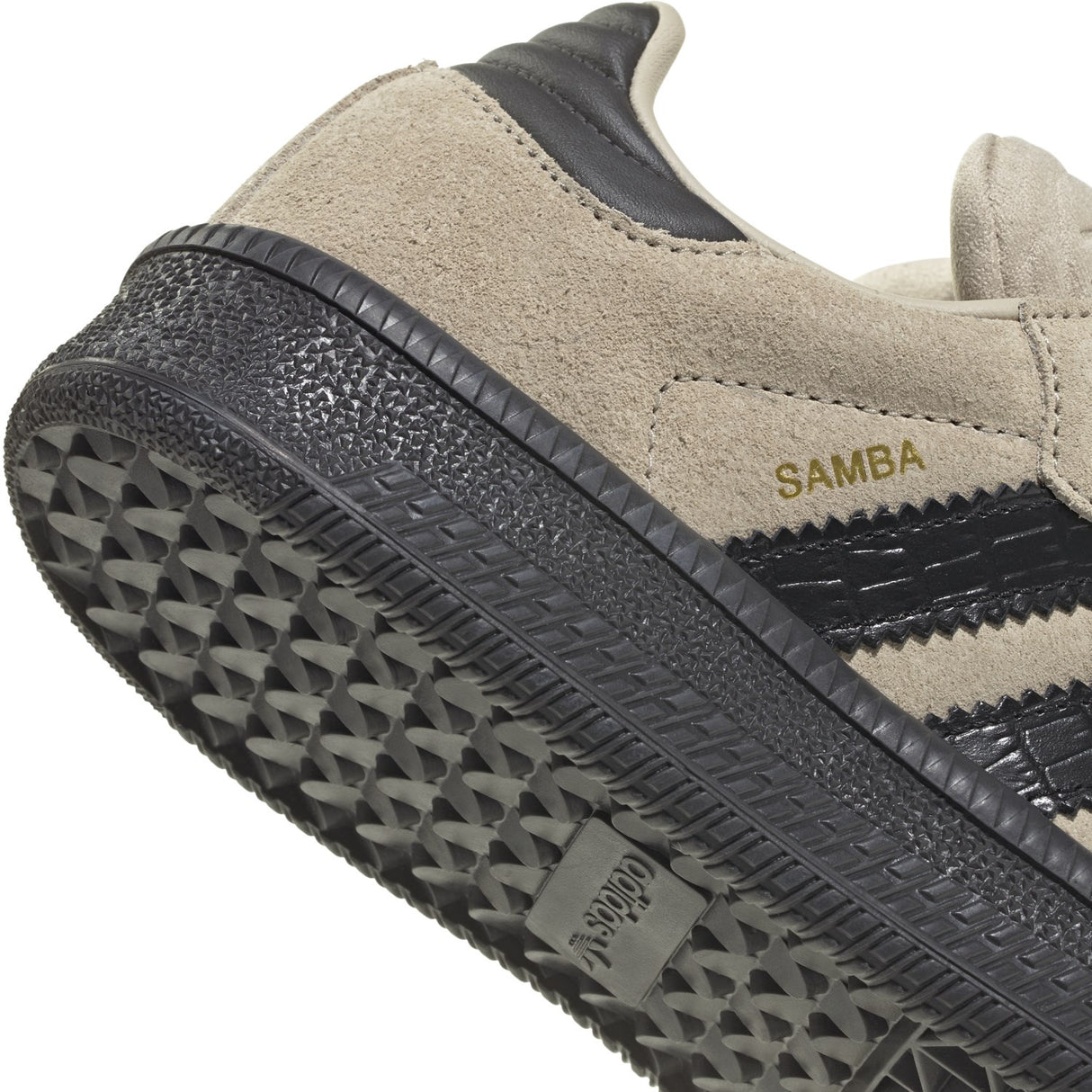 adidas Originals Stone Khaki/Core Black/Utility Black Samba Xlg J Sneakers