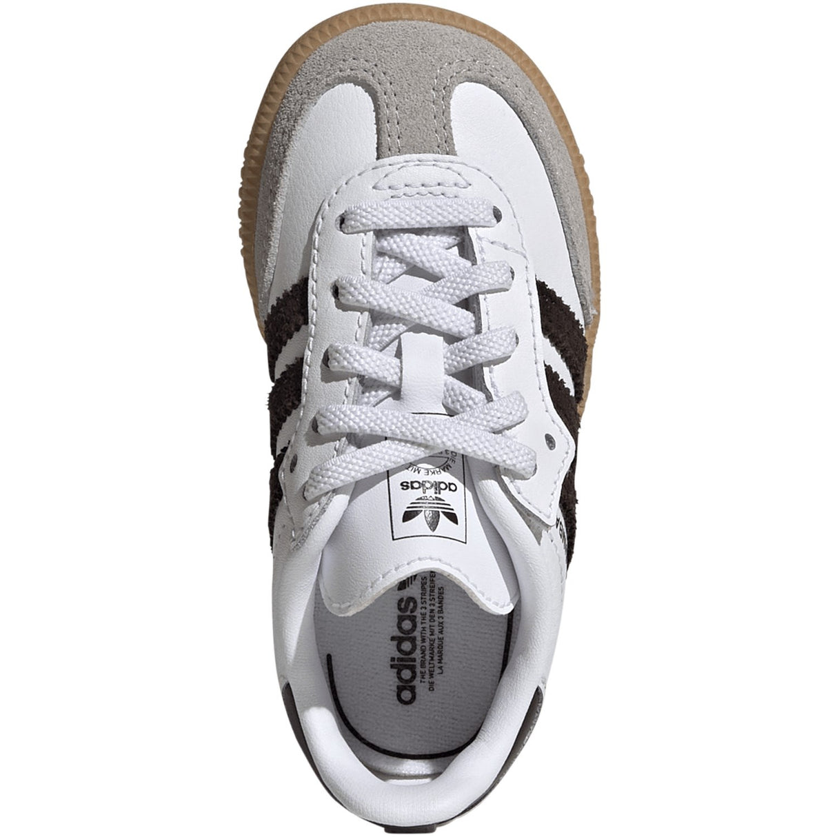 adidas Originals Ftwr White/Aurora Coffee/Gum 3 Samba Og Cf El I Sneakers