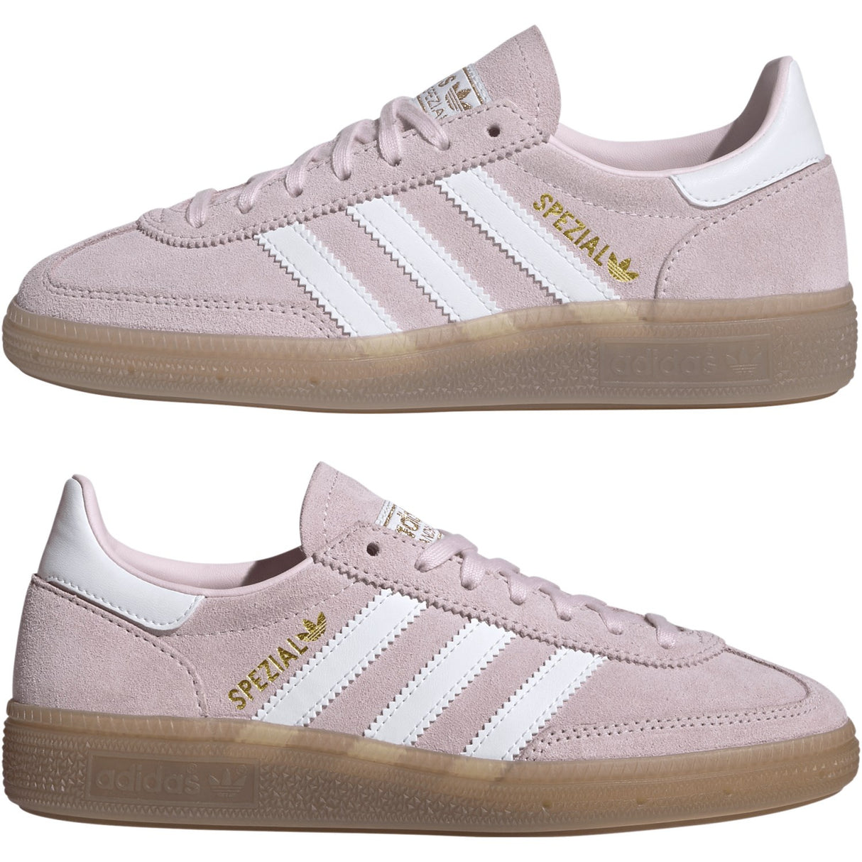 adidas Originals Clear Pink/Non-Dyed/Gum5 Handball Spezial J Sneakers