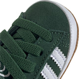 adidas Originals Dark Green/Ftwr White/Gum 2 Campus 00S Crib Sneakers