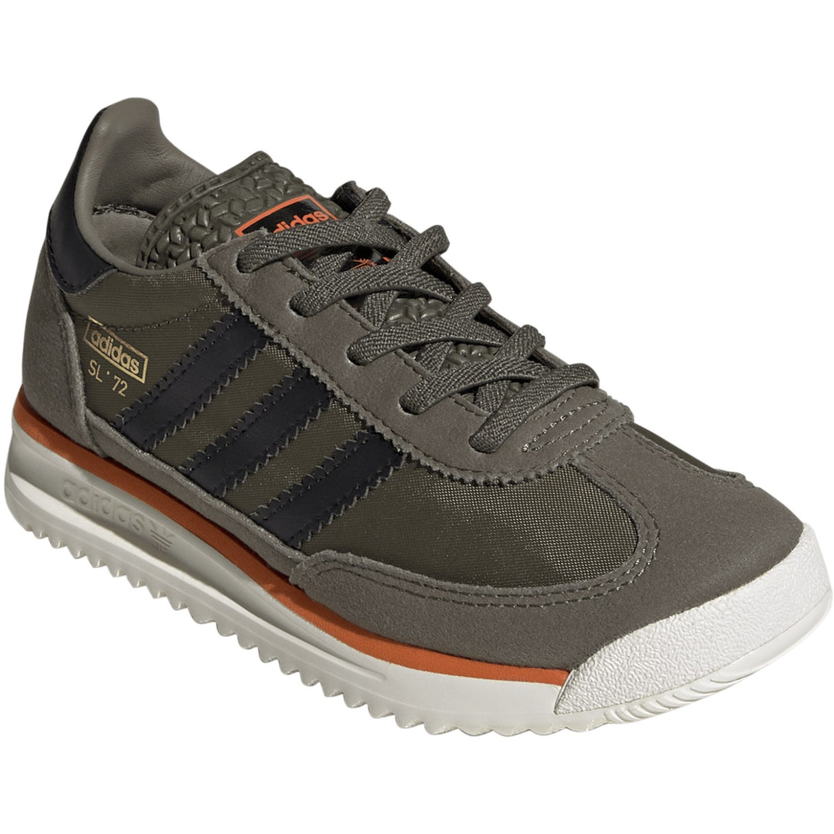 adidas Originals Olive Strata/Core Black/Pure Orange Sl 72 Rs El C Sneakers