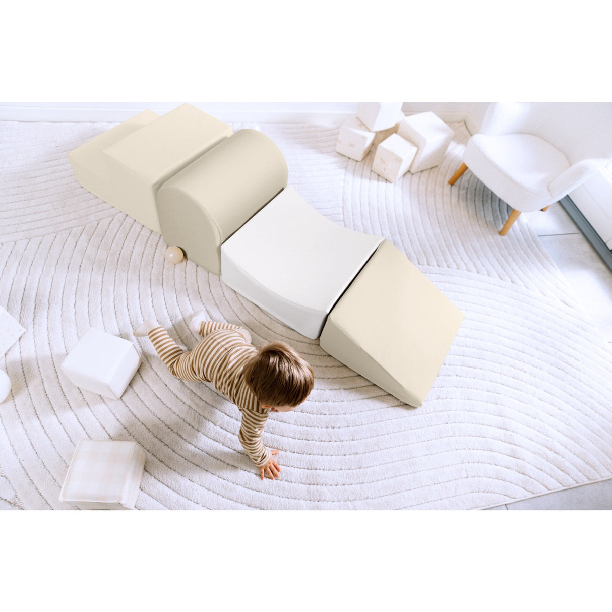 Tumble Time 4-delt mini-trommelsett i vegansk PU-skinn