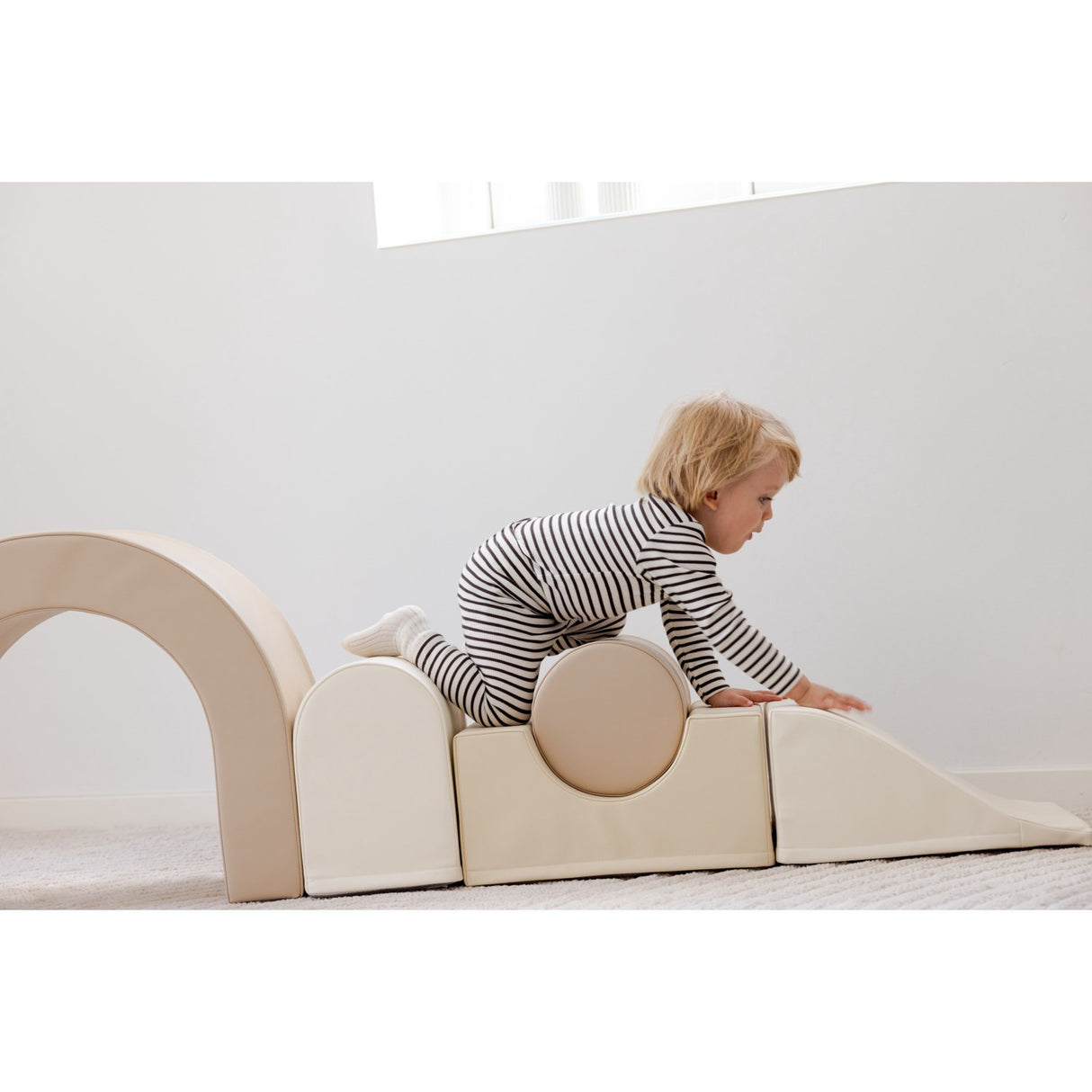 Tumble Time Rainbow 7-delt trommesett i vegansk PU-skinn