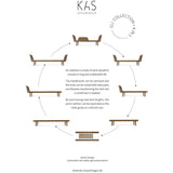 KAS Kopenhagen Smoked Oak Eli Combi Seng Junior
