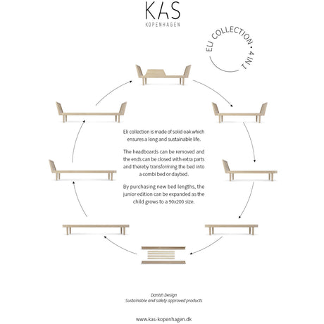 KAS Kopenhagen Light Oil Eli Conversion Kit Headboards X2