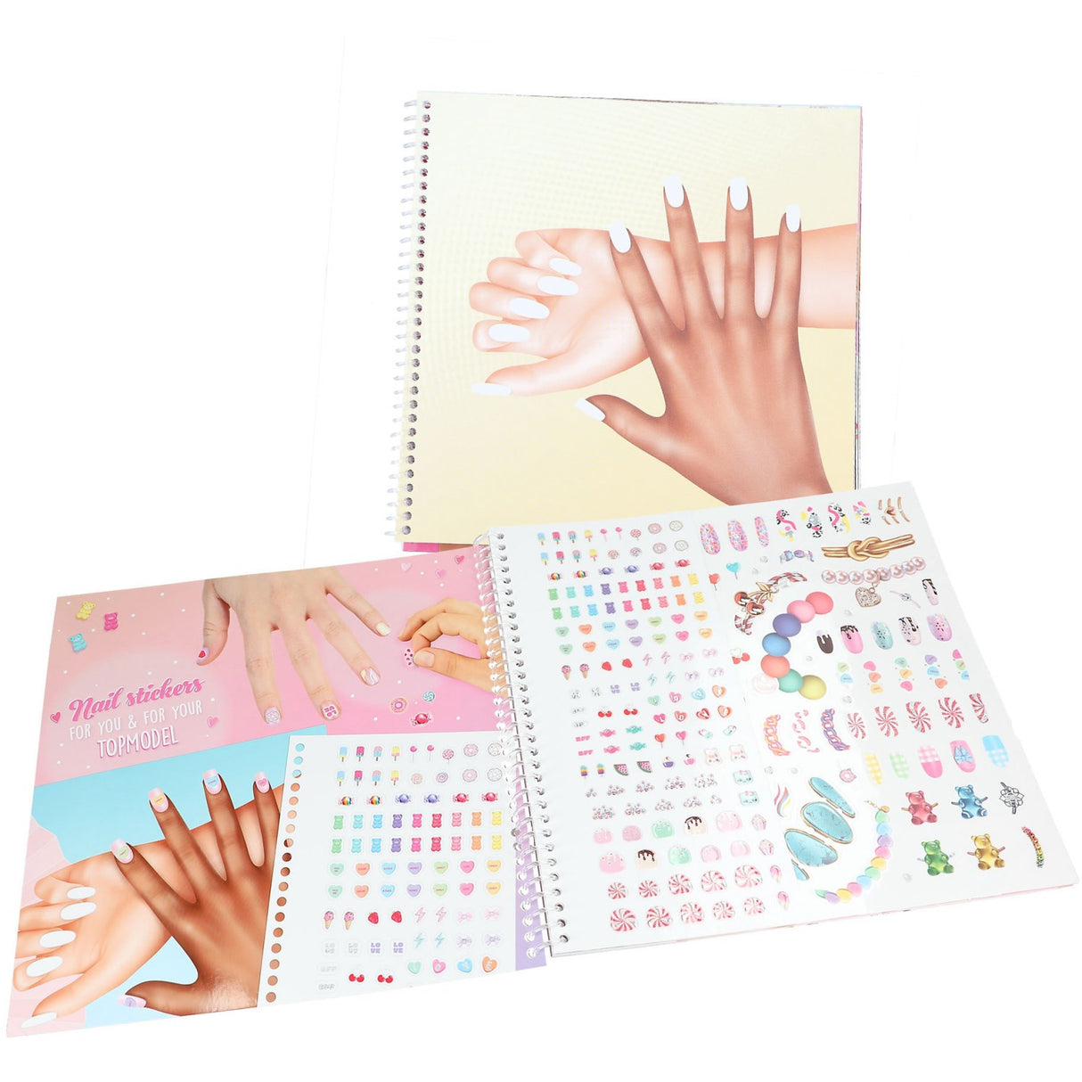 TOPModel Create Your Hand Design Colouring Bok