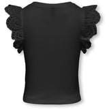 kids ONLY Black Kogdrea Life S/S Topp Jrs Noos