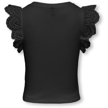 kids ONLY Black Kogdrea Life S/S Topp Jrs Noos