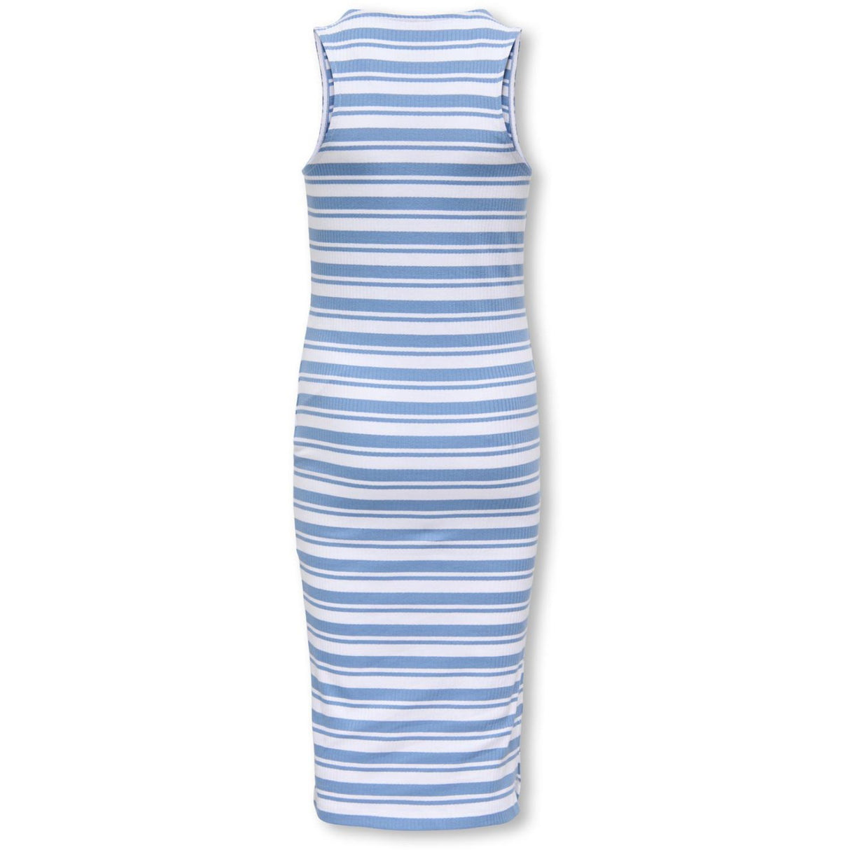 kids ONLY Riviera Mix White Stripes Kogbelfast Life Stripe Sl Midi Kjole Jrs