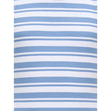 kids ONLY Riviera Mix White Stripes Kogbelfast Life Stripe Sl Midi Kjole Jrs