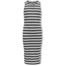 kids ONLY Black Mix White Stripes Kogbelfast Life Stripe Sl Midi Kjole Jrs