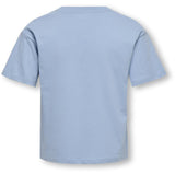kids ONLY Soft Chambray Heart Emb/Night Sky Kogmaiken Life Cropheart Ss Topp Jrs Noos