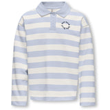 kids ONLY Soft Chambray White Alyssum Kogesther L/S Polo Emb Vd Swt