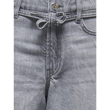 kids ONLY Medium Grey Denim Koggianna Hw Belte Shorts Pimbox Dnm Noos