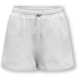 kids ONLY Light Grey Melange Kogsweat String Shorts Vd Swt
