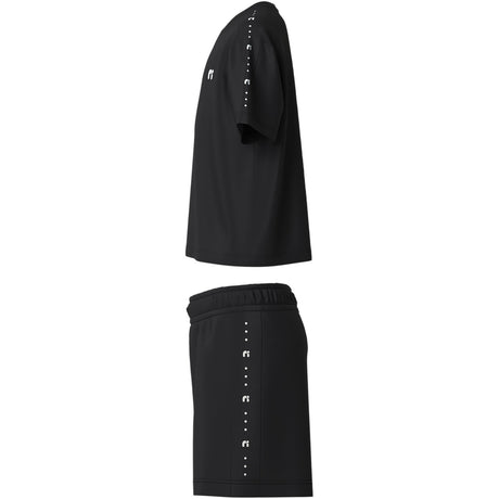 Name It Black Nkndemu Ss Nreg Shorts Sett