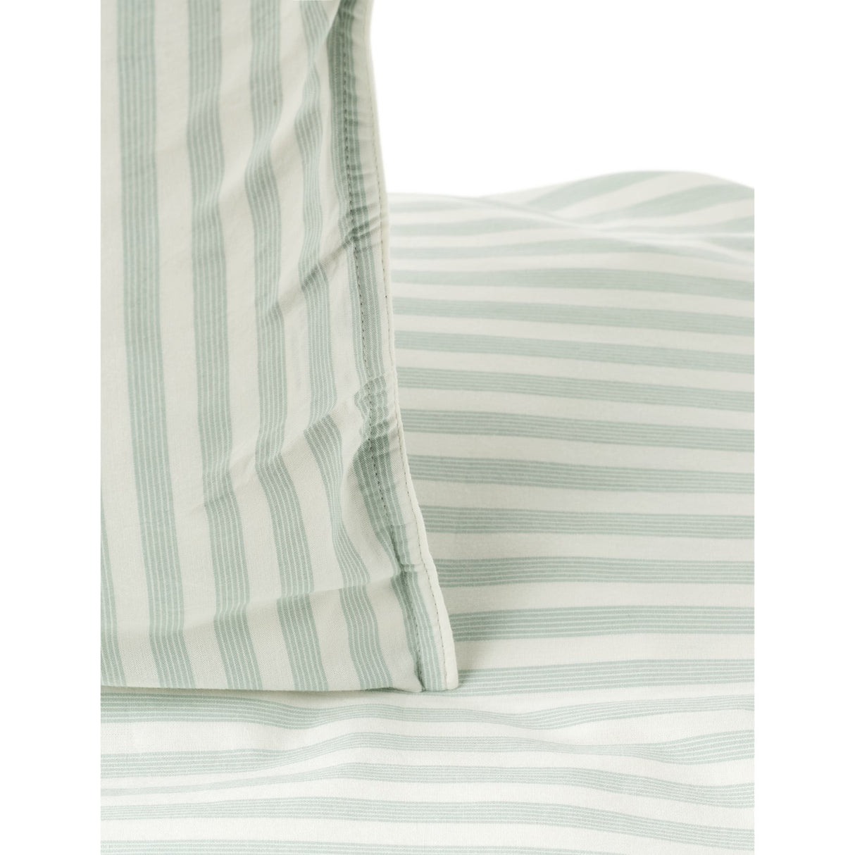 Studio Feder Soft Mint Stripe Sengetøy Percale