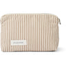 Studio Feder Brown Beach Stripe Celia Mini Toiletry Veske Bomull