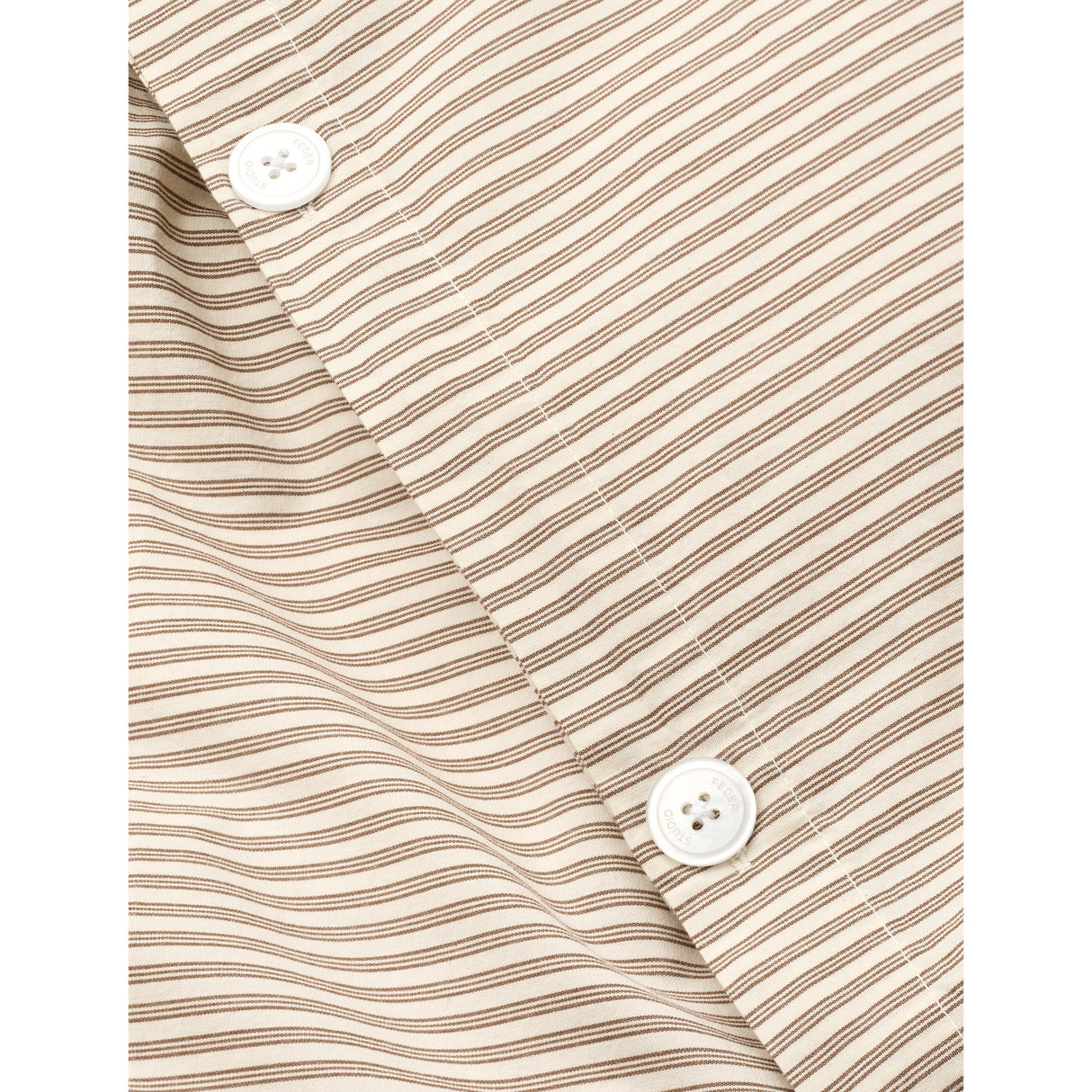 Studio Feder Brown Beach Stripe Sengetøy Percale