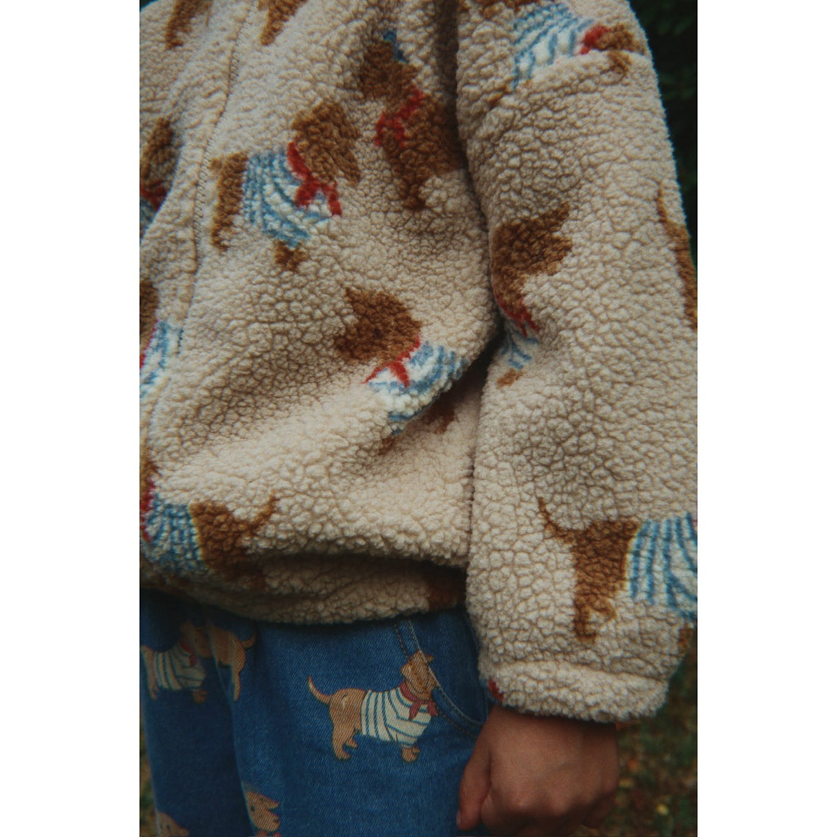 Konges Sløjd Bassotto Jody Teddybjørn Jakke Grs