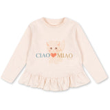 Konges Sløjd Ciao Miao Kitty Frill Tee Gots