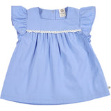 Müsli Shell Blue Poplin Frill S/S T