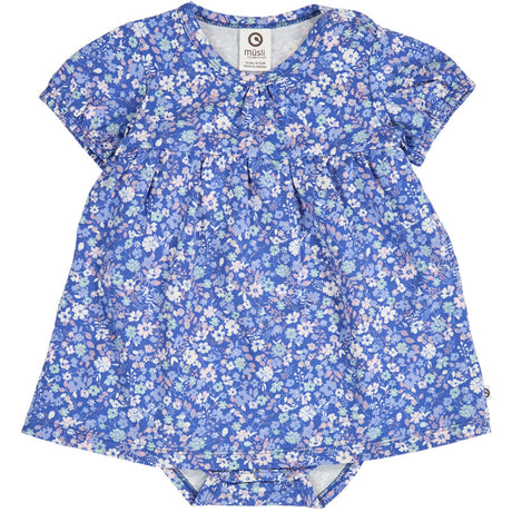 Müsli Azure Blue/ Nectar/ Tofu Primrose Puff S/S Kjole Body