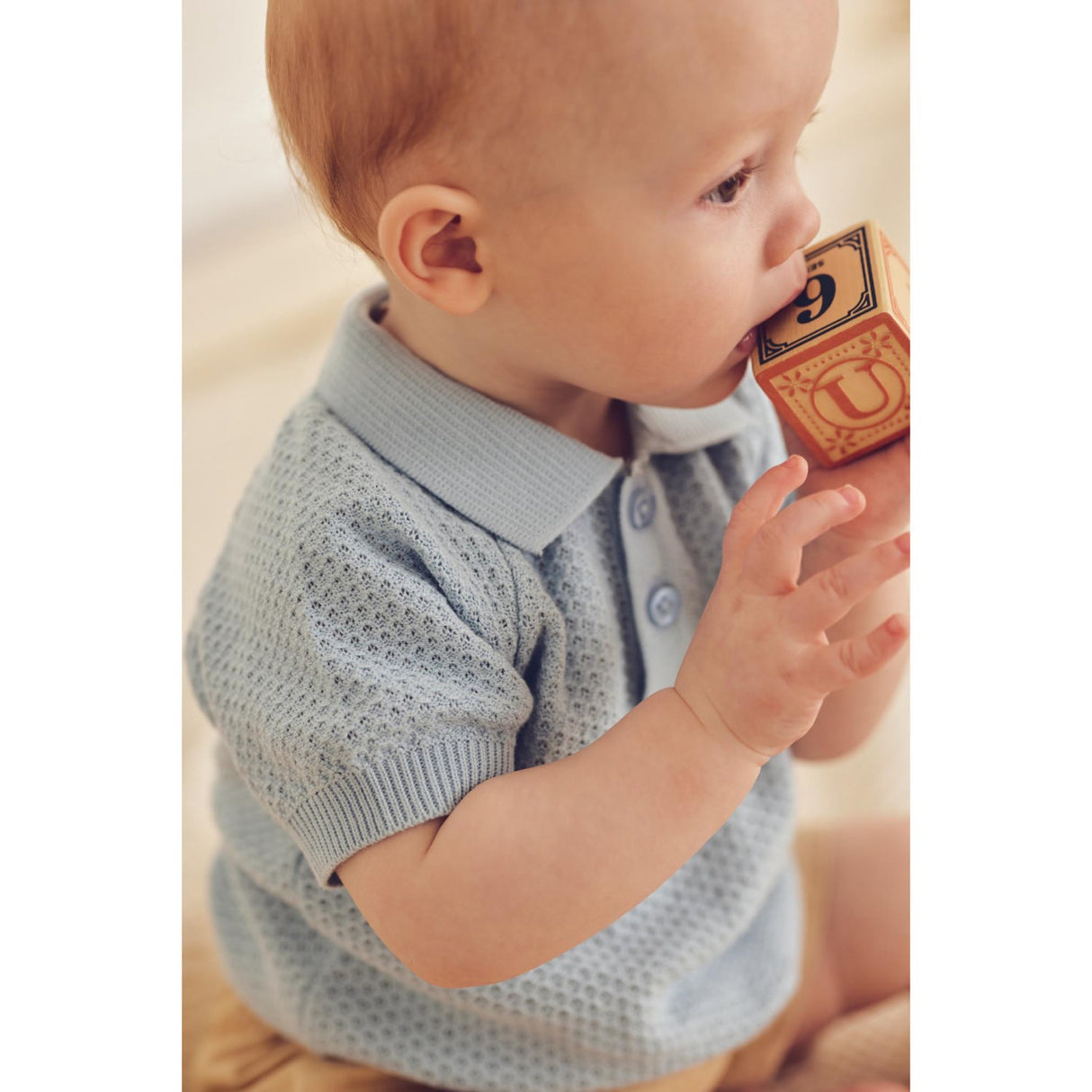 Müsli Ocean Sea Strikk S/S Polo T Baby