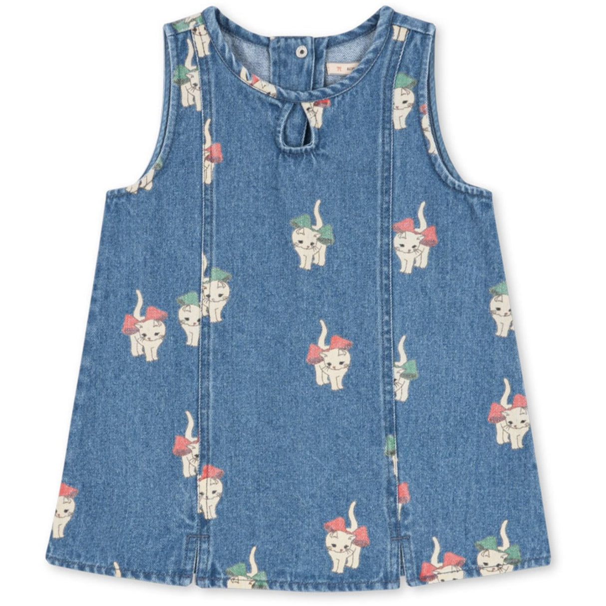 Konges Sløjd Bow Kitty Denim Magot Kjole Gots