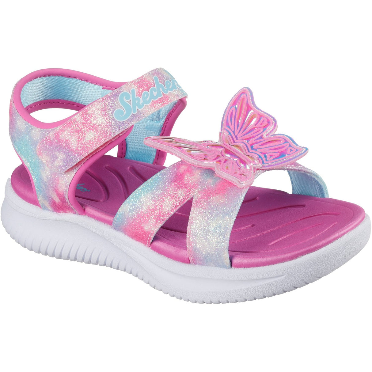 Skechers Pink Jumpsters Sandal – Butterfly Brights