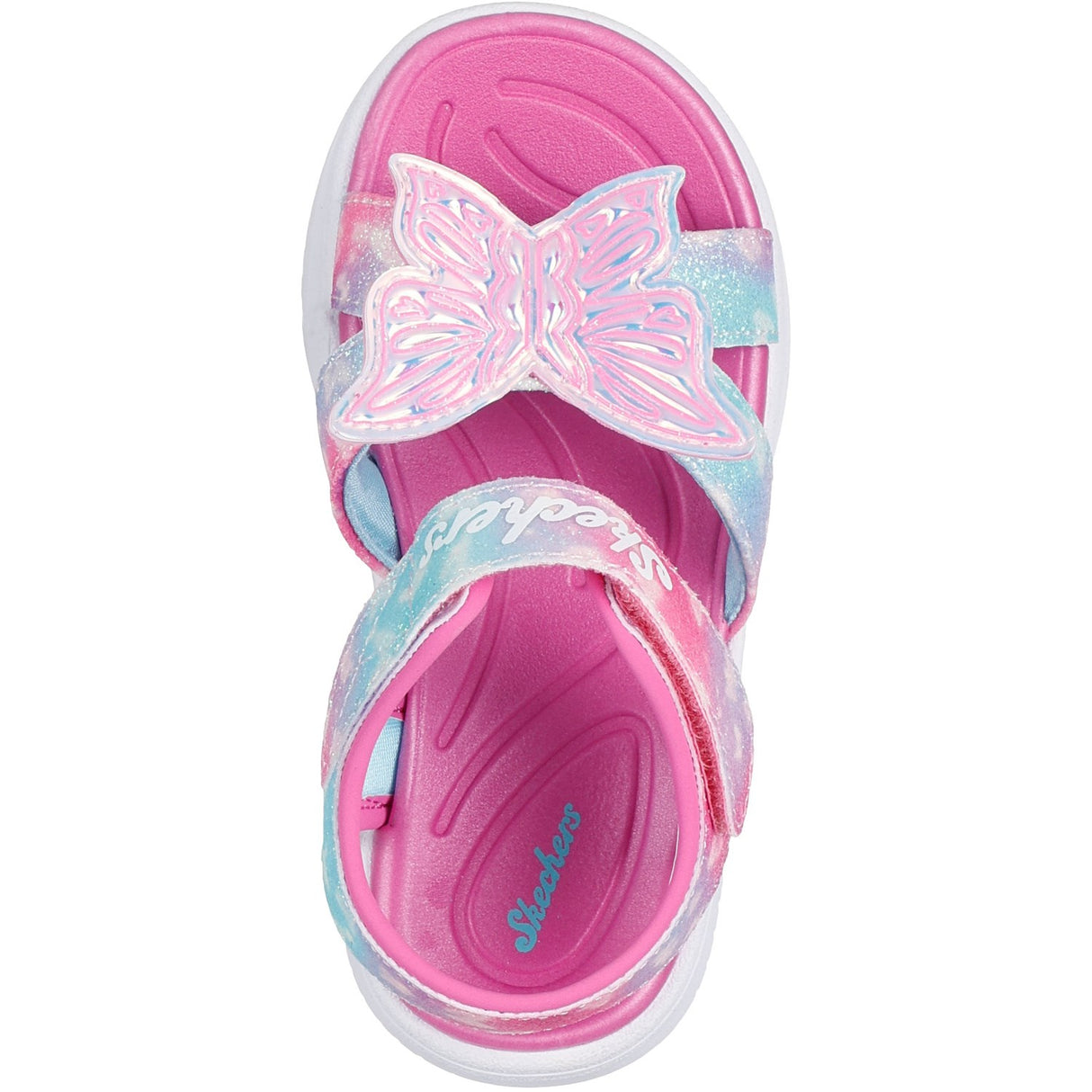 Skechers Pink S Lights - Jumpsters Sandal – Butterfly Brights