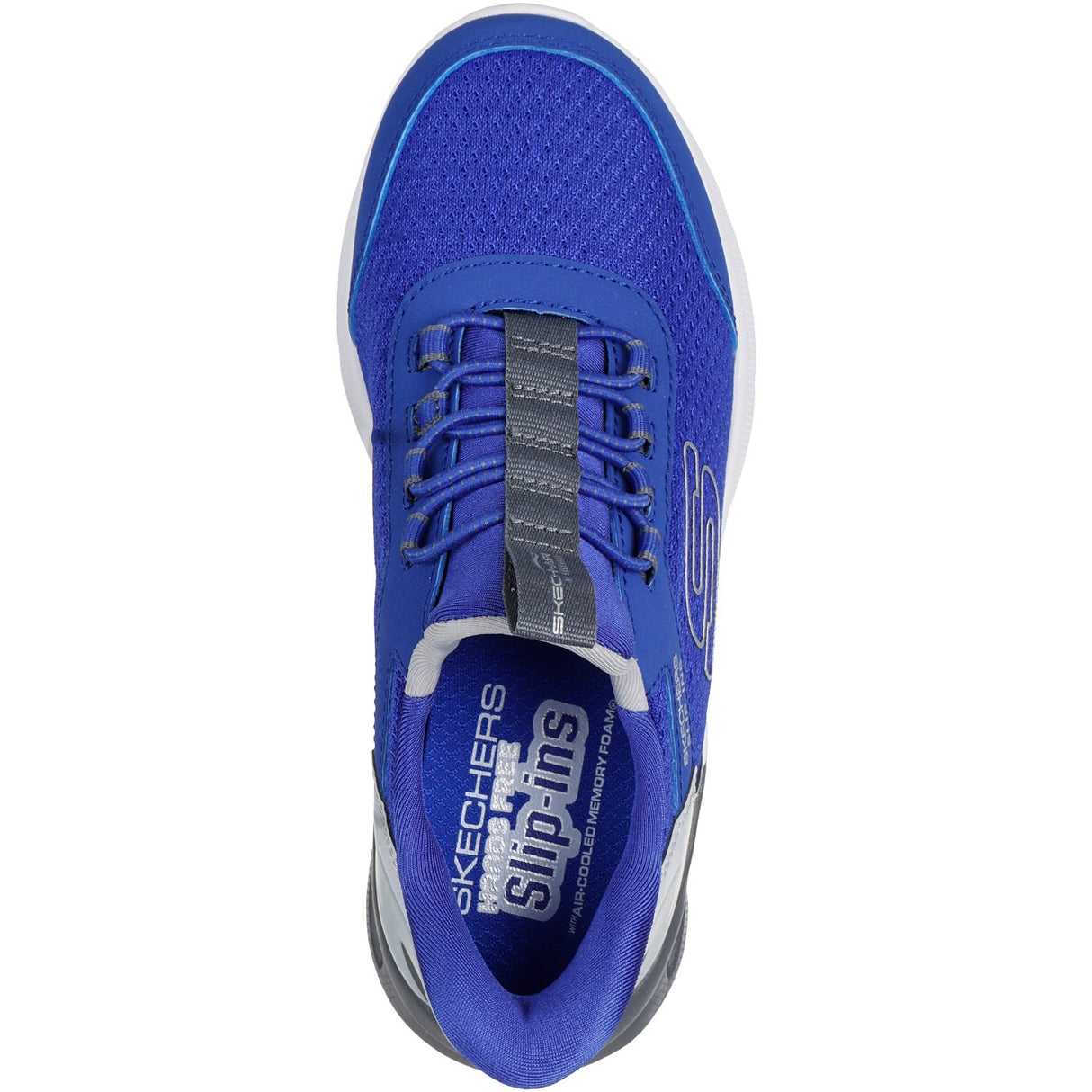 Skechers Blue Slip-Ins: Microspec Max - Brisk-Stripe