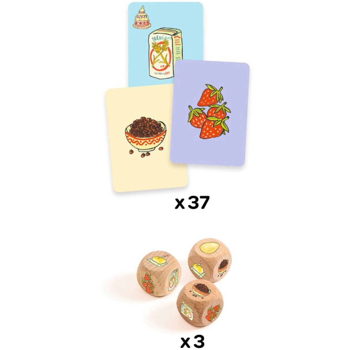 Djeco Terninger Spill, Sukkerkake